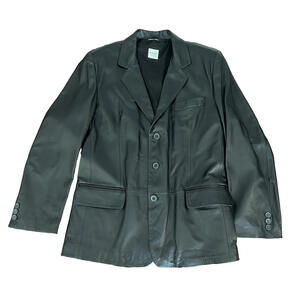 NWOT DI BELLO Men’s Genuine Soft Leather Jacket Coat Blazer ITALY Sz 50